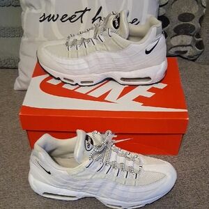 Nike Air Max 95 Cream and Black Sneakers